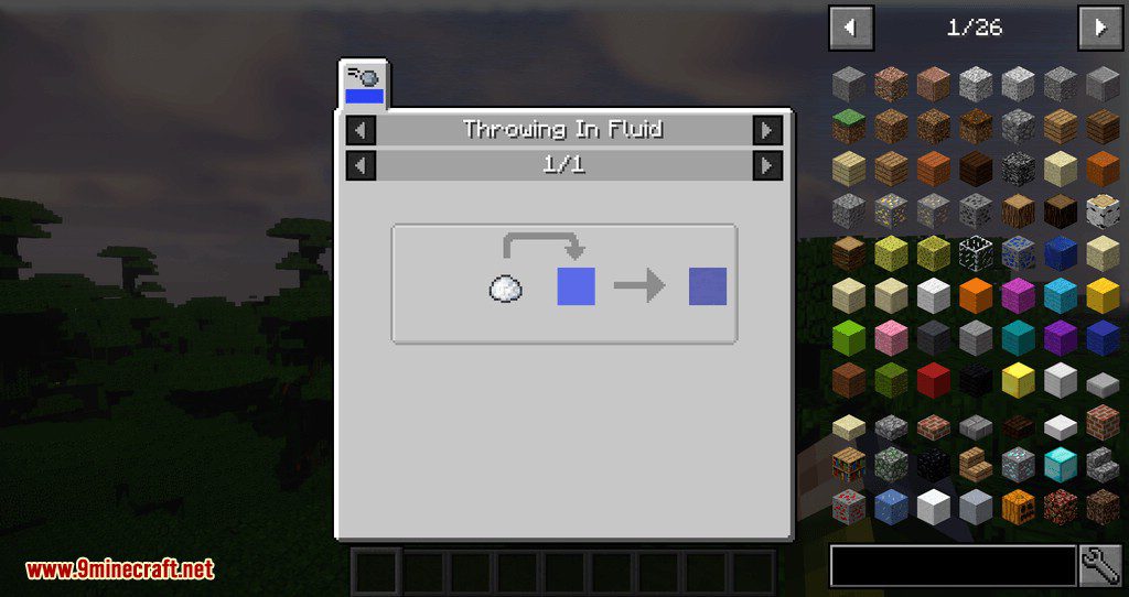 Just Enough Throwing In Fluids mod for minecraft 03