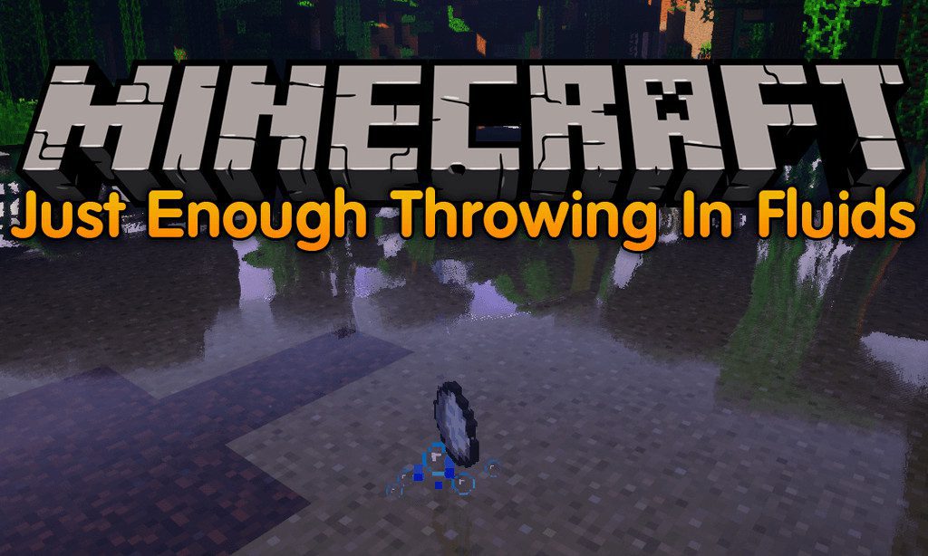 Just Enough Throwing In Fluids mod for minecraft logo