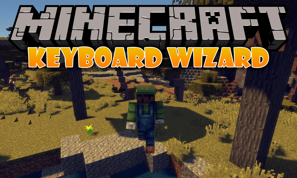 Keyboard Wizard mod for minecraft logo