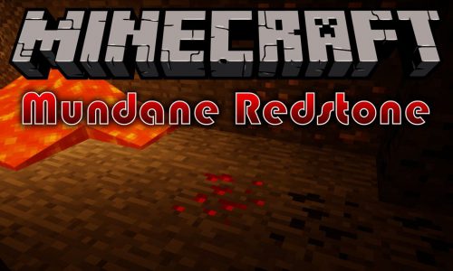 Mundane Redstone mod for minecraft logo