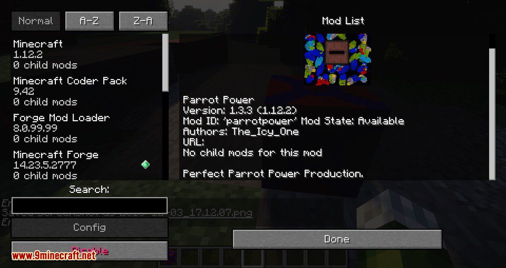 Parrot Power mod for minecraft 03