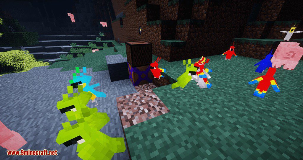 Parrot Power mod for minecraft 06