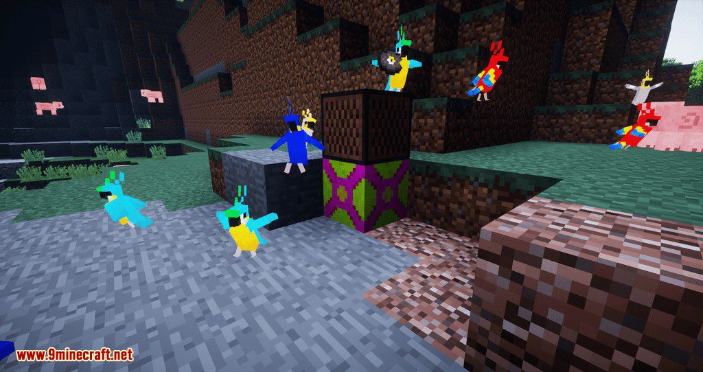 Parrot Power mod for minecraft 07