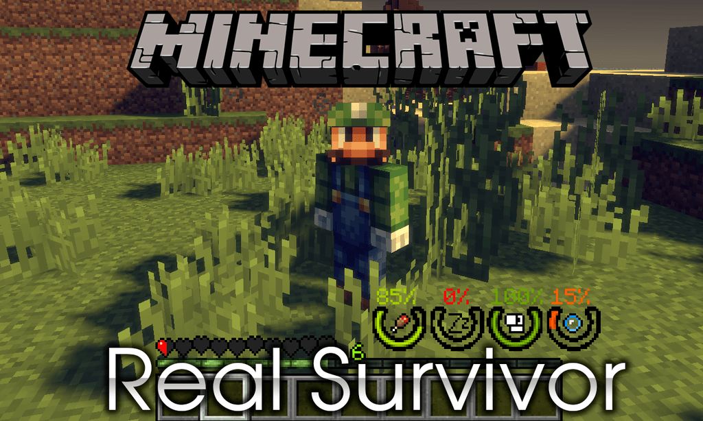 Real Survivor mod for minecraft logo