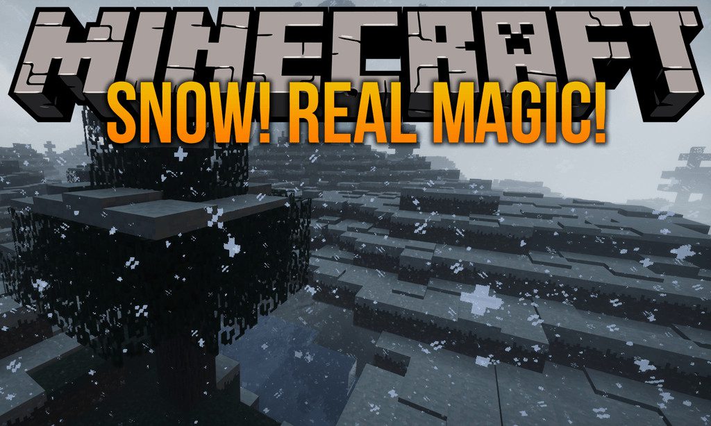 Snow Real Magic mod for minecraft logo