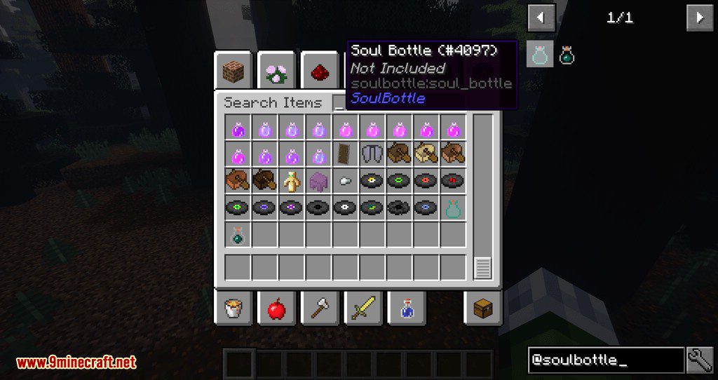 Soul Bottle mod for minecraft 01