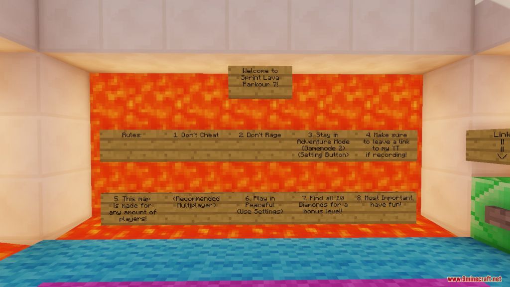 Sprint Lava Parkour 7 Map Screenshots (1)