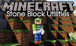 Stone Block Utilities mod for minecraft logo