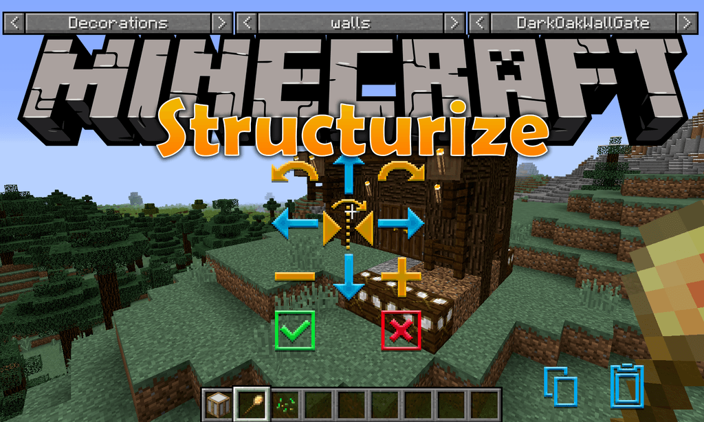 Structurize mod for minecraft logo