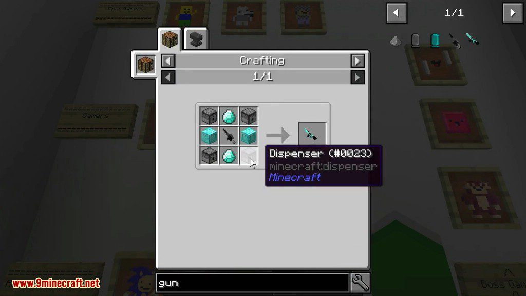 inventory pets mod 1.7.10 crafting recipes