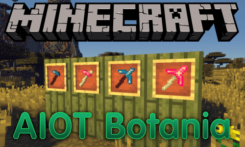 AIOT Botania mod for minecraft logo