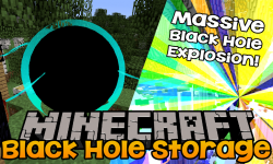 Black Hole Storage mod for minecraft logo