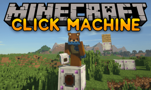 Click Machine mod for minecraft logo