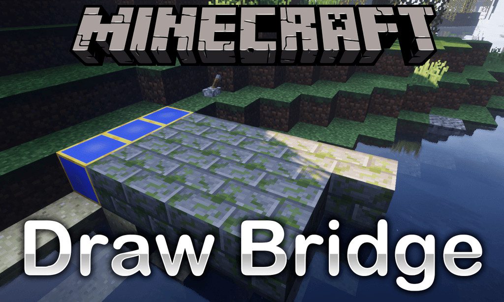 Draw Bridge Mod (1.20.1, 1.19.2) - Auto Place and Remove Bridges 