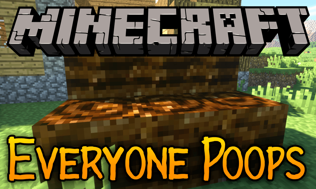 Everyone Poops mod for minecraft logo