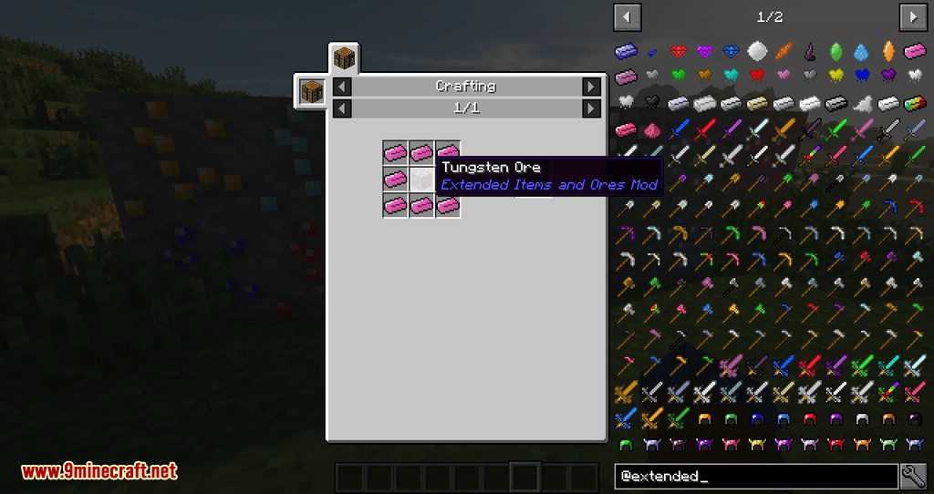 Extended Items and Ores Mod for minecraft 06