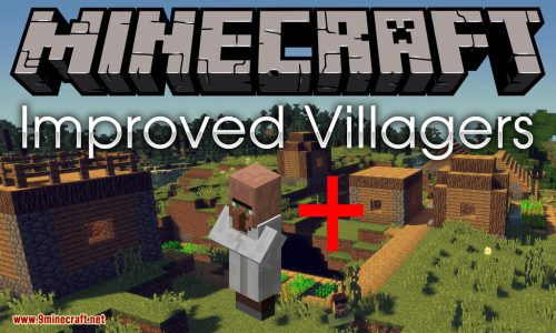 Improved Villagers mod for minecraft logo