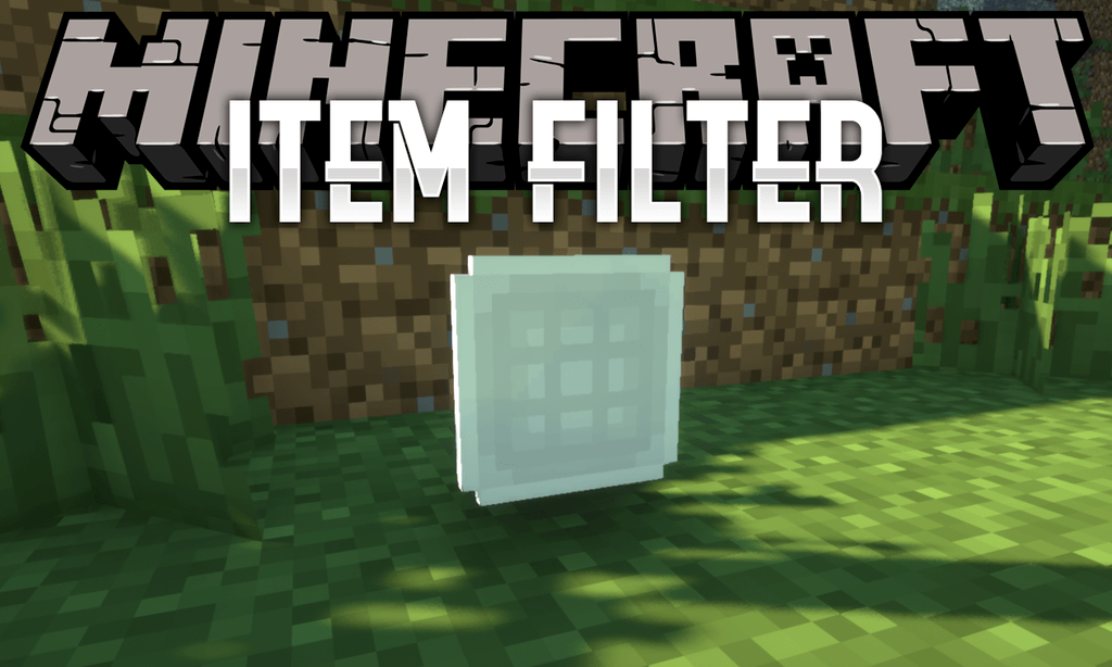 Item Filter mod for minecraft logo