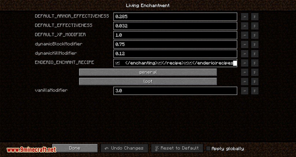 Living Enchantment mod for minecraft 01