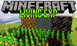 Living Exp mod minecraft logo