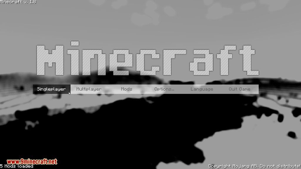 Main Menu Scale mod for minecraft 01