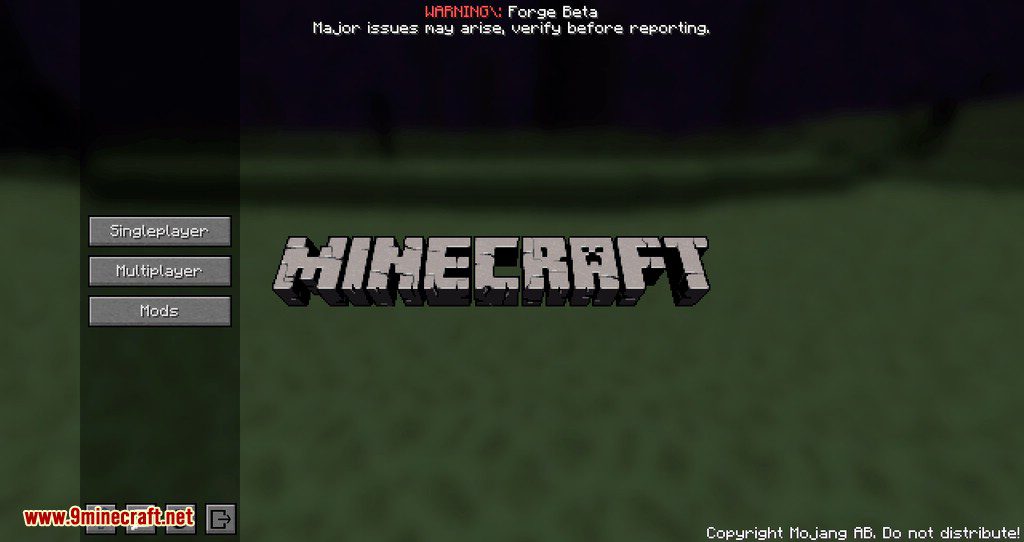 Main Menu Scale mod for minecraft 09