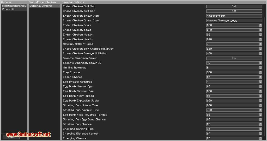 Mighty Ender Chicken mod for minecraft 01