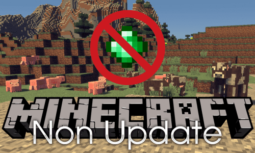 Non Update mod for minecraft logo