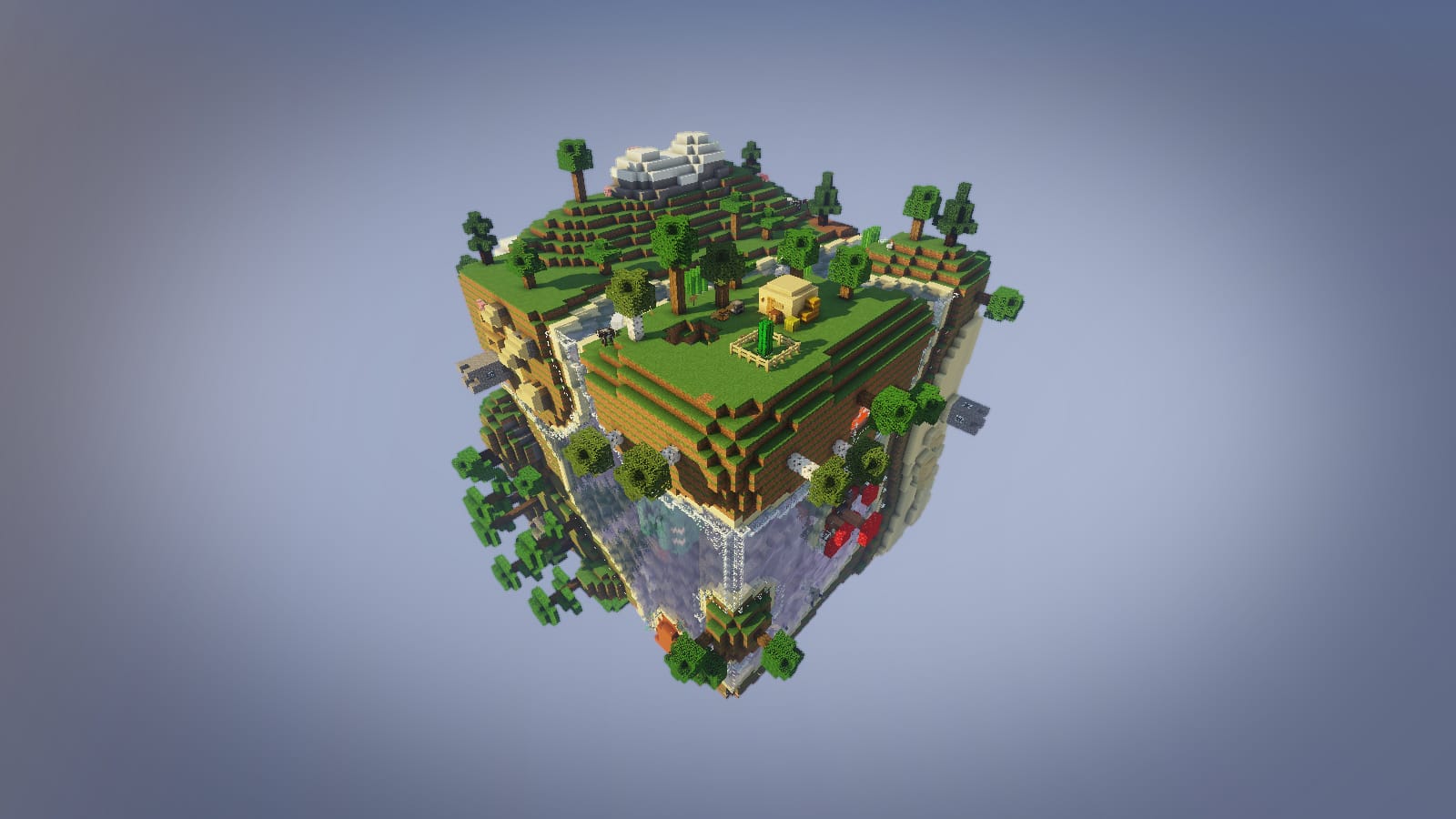 We Built The Earth in Minecraft Survival 