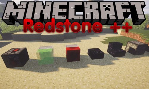 Redstone plus plus mod for minecraft logo