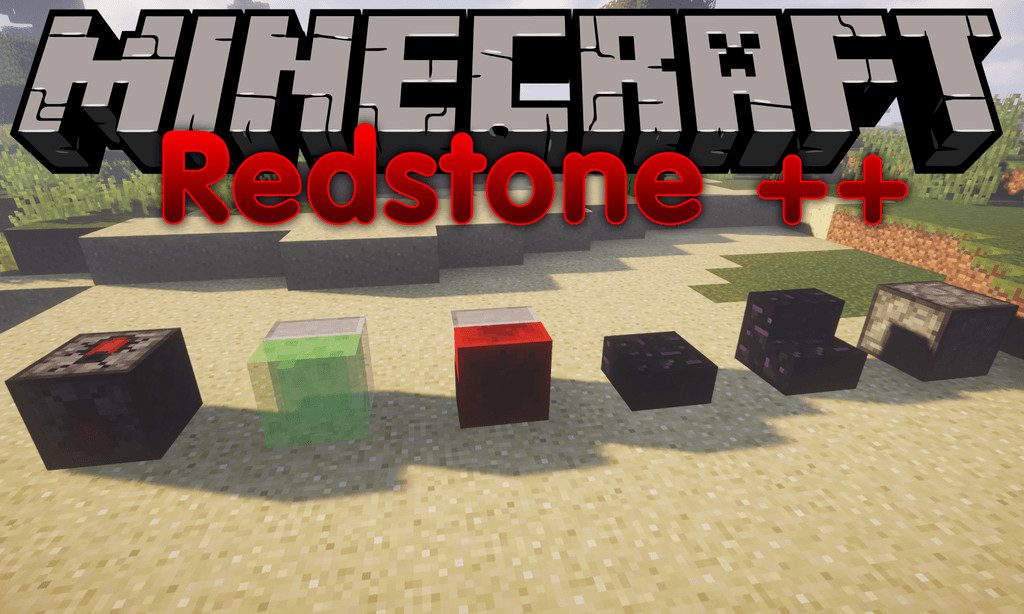 RedstonePlusPlus mod for minecraft logo