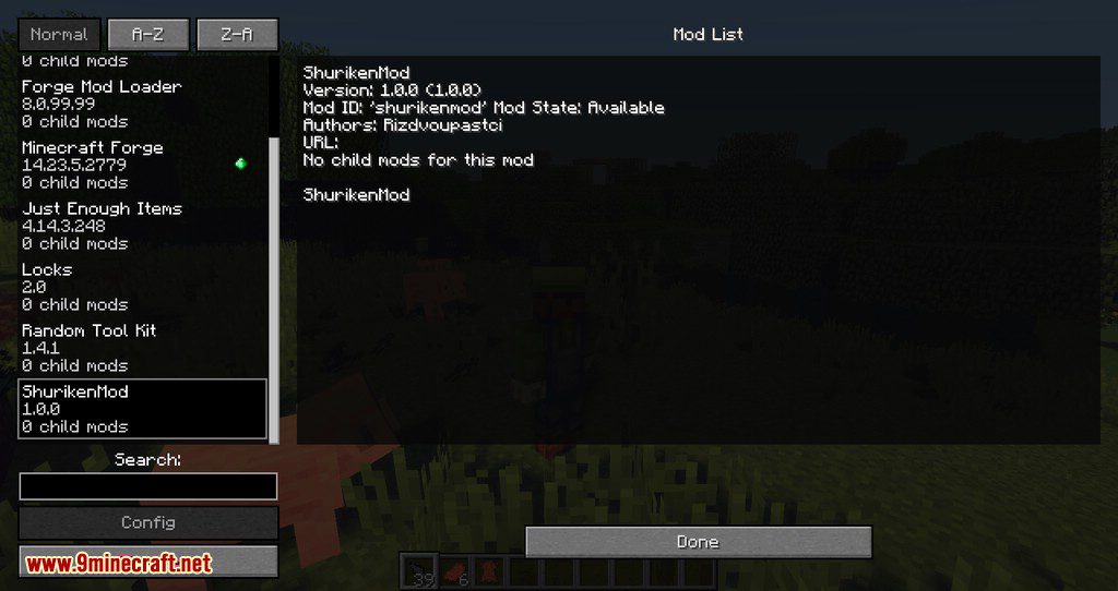 Shuriken mod for minecraft 10