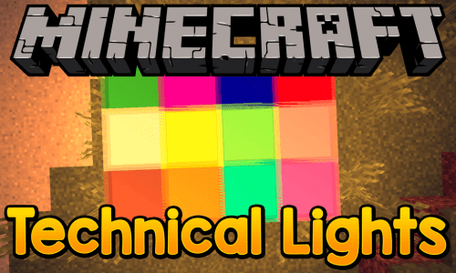 Technical Lights mod for minecraft logo