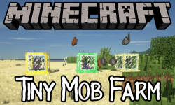 Tiny Mob Farm mod for minecraft logo