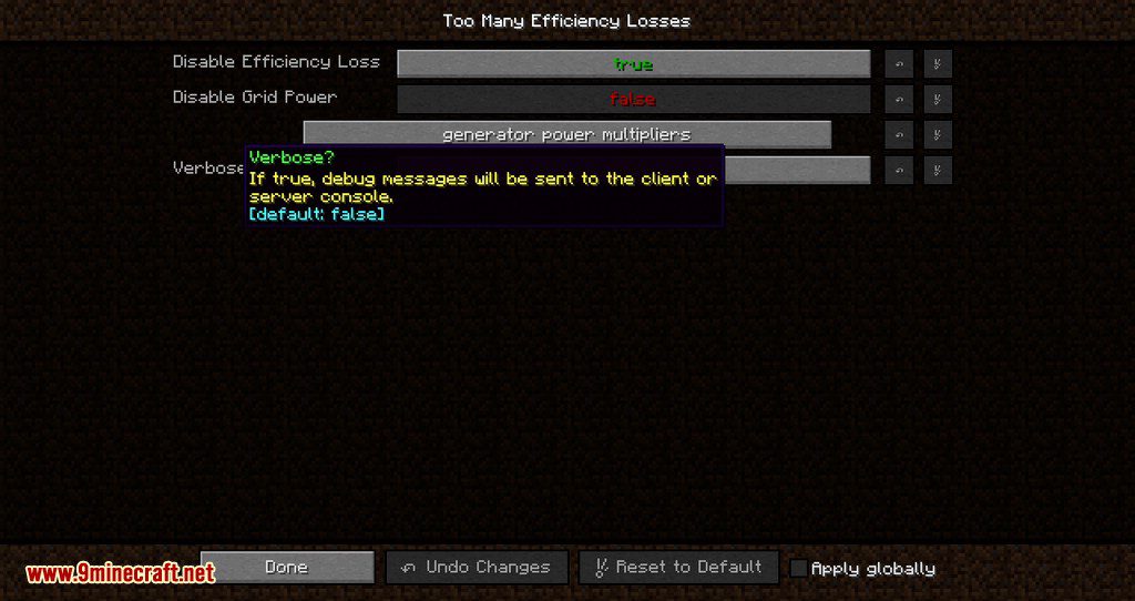 Too Many Efficiency Losses mod for minecraft 04