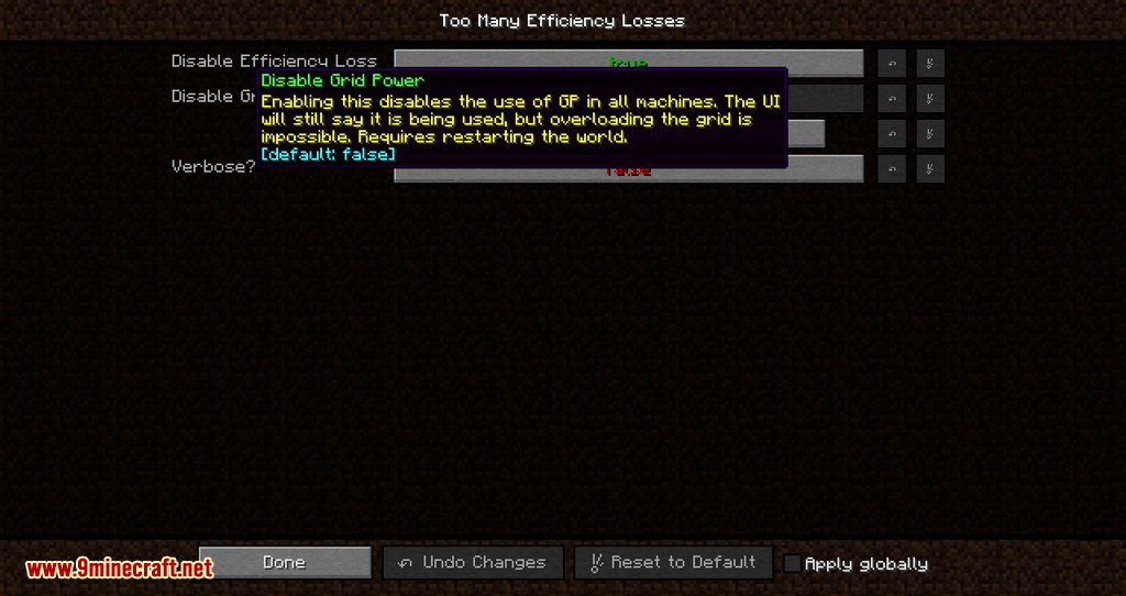 Too Many Efficiency Losses mod for minecraft 05