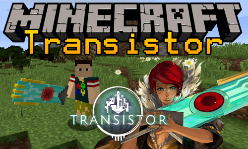 Transistor mod for minecraft logo
