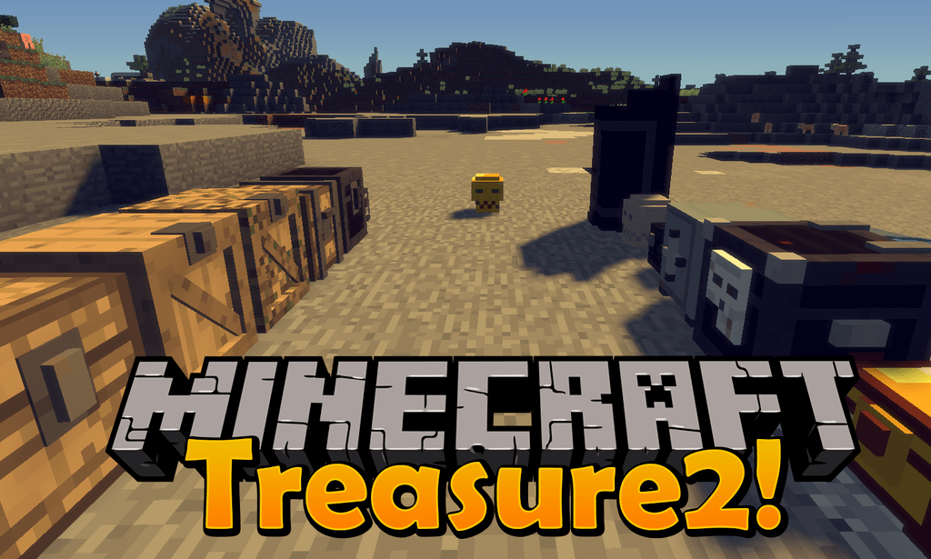 Treasure 2 Mod for minecraft logo