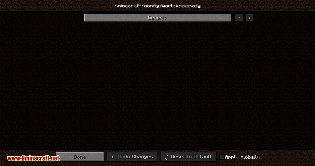 World Primer mod for minecraft 02