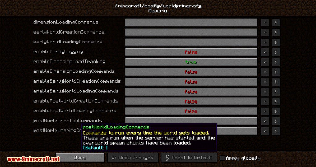 World Primer mod for minecraft 05