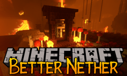 Better Nether mod for minecraft logo