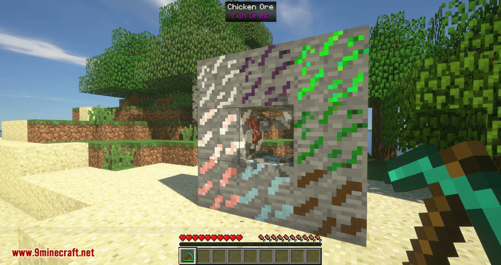 Fun Ores mod for minecraft 09