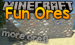 Fun Ores mod for minecraft logo