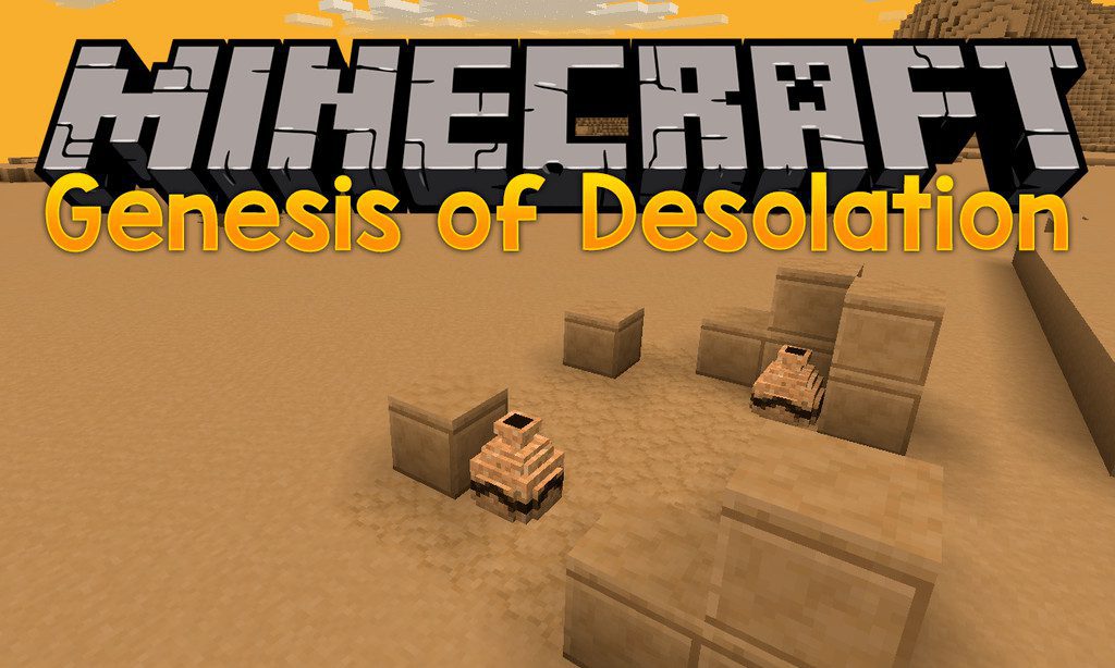 Genesis of Desolation mod for minecraft logo