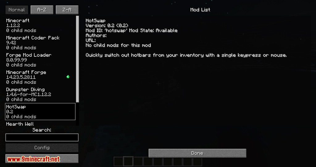 HotSwap mod for minecraft 01