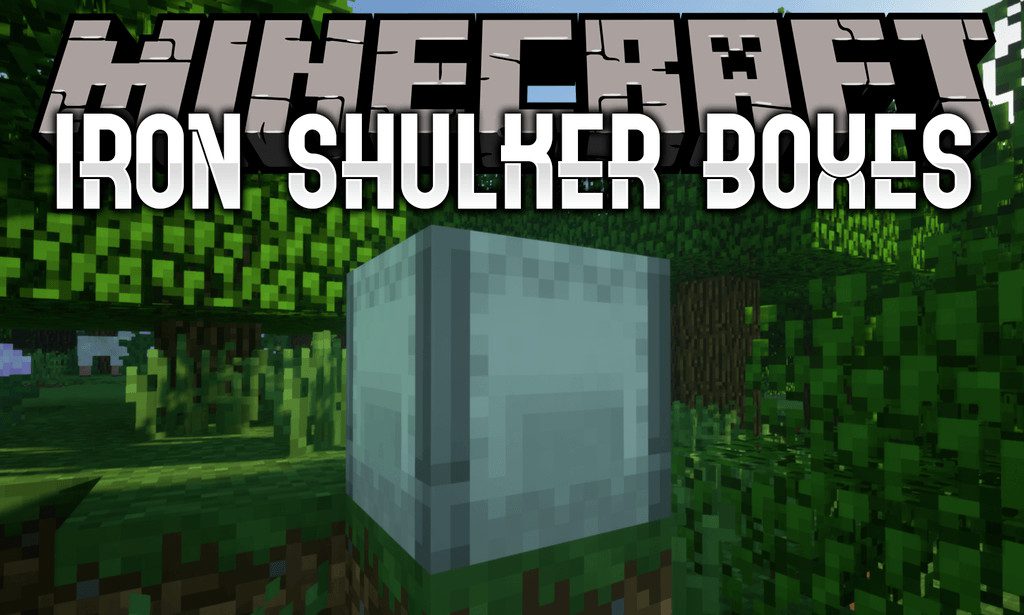 Iron Shulker Boxes mod for minecraft logo
