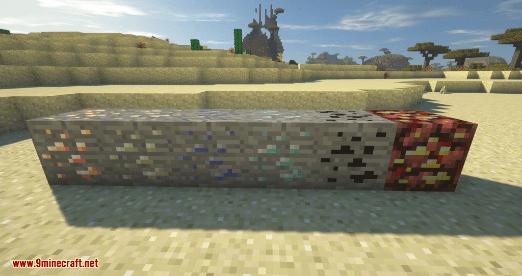 Just A Few More Ores mod for minecraft 01