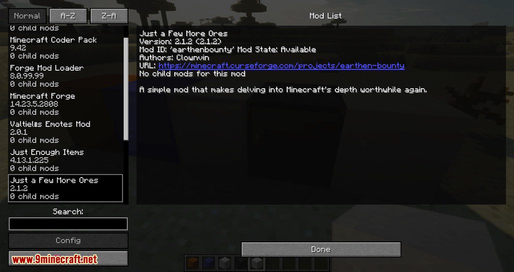 Just A Few More Ores mod for minecraft 11