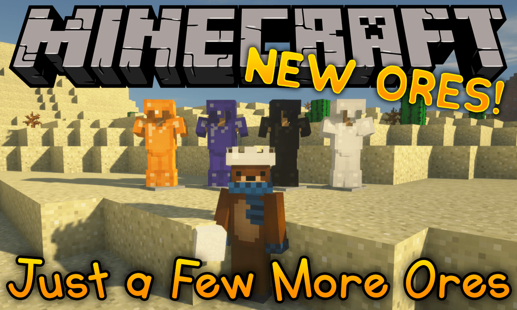 Just A Few More Ores mod for minecraft logo