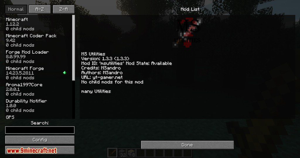 MS Utilities mod for minecraft 02